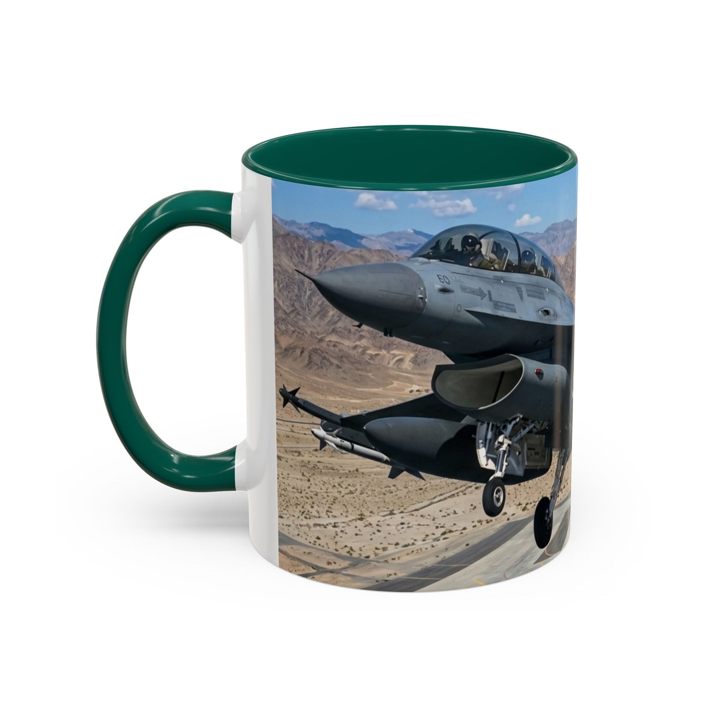 Pakistani F-16 Falcon Flight Mug — Colorful 11oz & 15oz Ceramic Coffee Cup