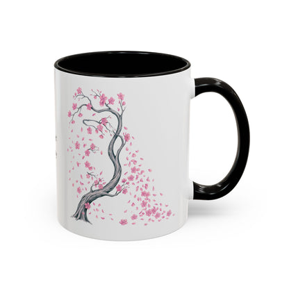 Cherry Blossom Tree Mug — Colorful Ceramic Coffee Cup