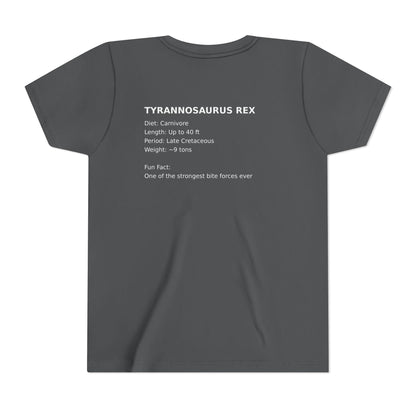 Tyrannosaurus Rex educational t-shirt youth t-shirt