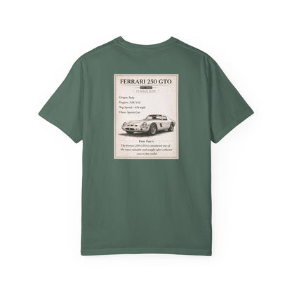 1960 Ferrari 250 GTO Vintage Car Club T-shirt | Classic Sports Car Tee