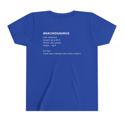 Brachiosaurus educational youth t-shirt