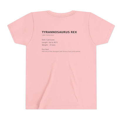 Tyrannosaurus Rex educational t-shirt youth t-shirt