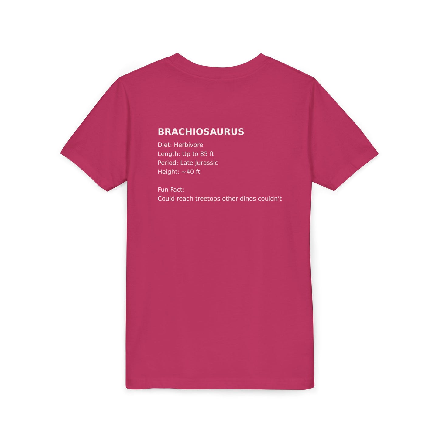 Brachiosaurus educational youth t-shirt