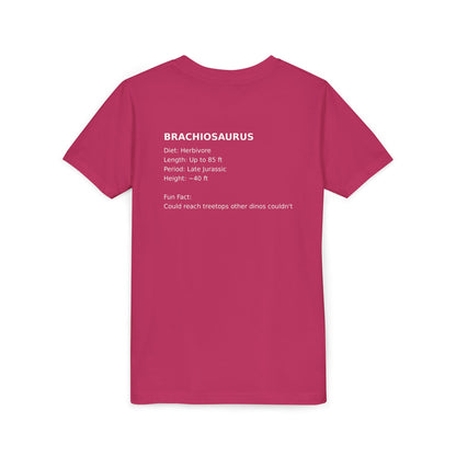 Brachiosaurus educational youth t-shirt