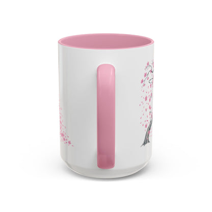 Cherry Blossom Tree Mug — Colorful Ceramic Coffee Cup