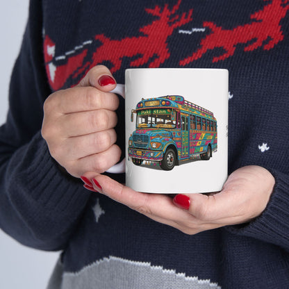 Pakistani Truck Art Bus Ceramic Mug (11oz, 15oz)