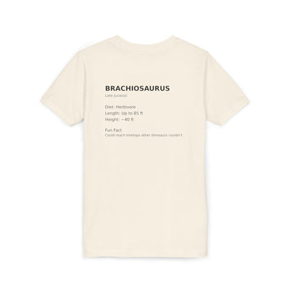 Brachiosaurus educational youth t-shirt