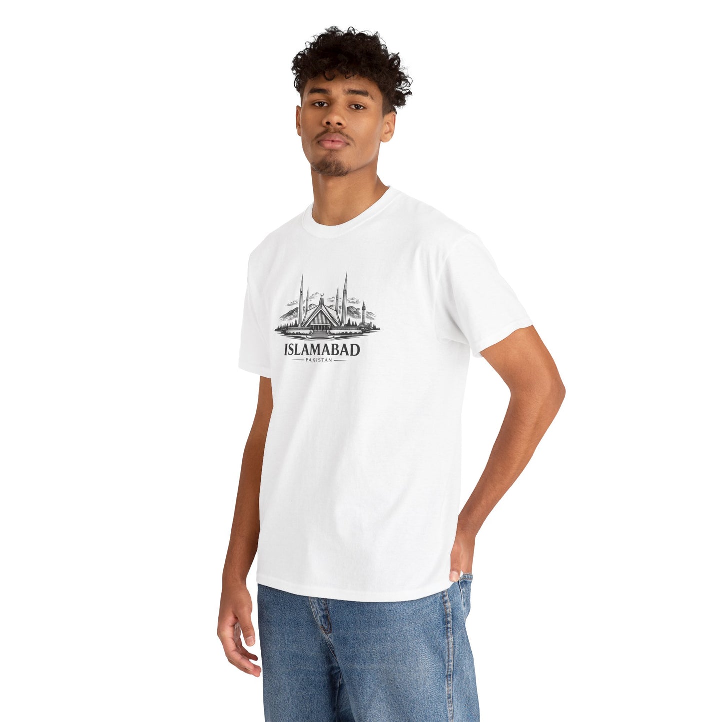 Shah Faisal Mosque T-Shirt — Islamabad Pakistan Landmark Tee