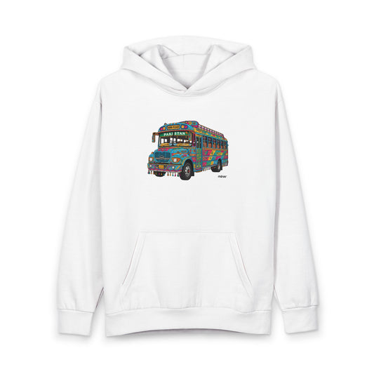 Pakistani Truck Art Hoodie | Colorful Floral Folk Motif Pullover