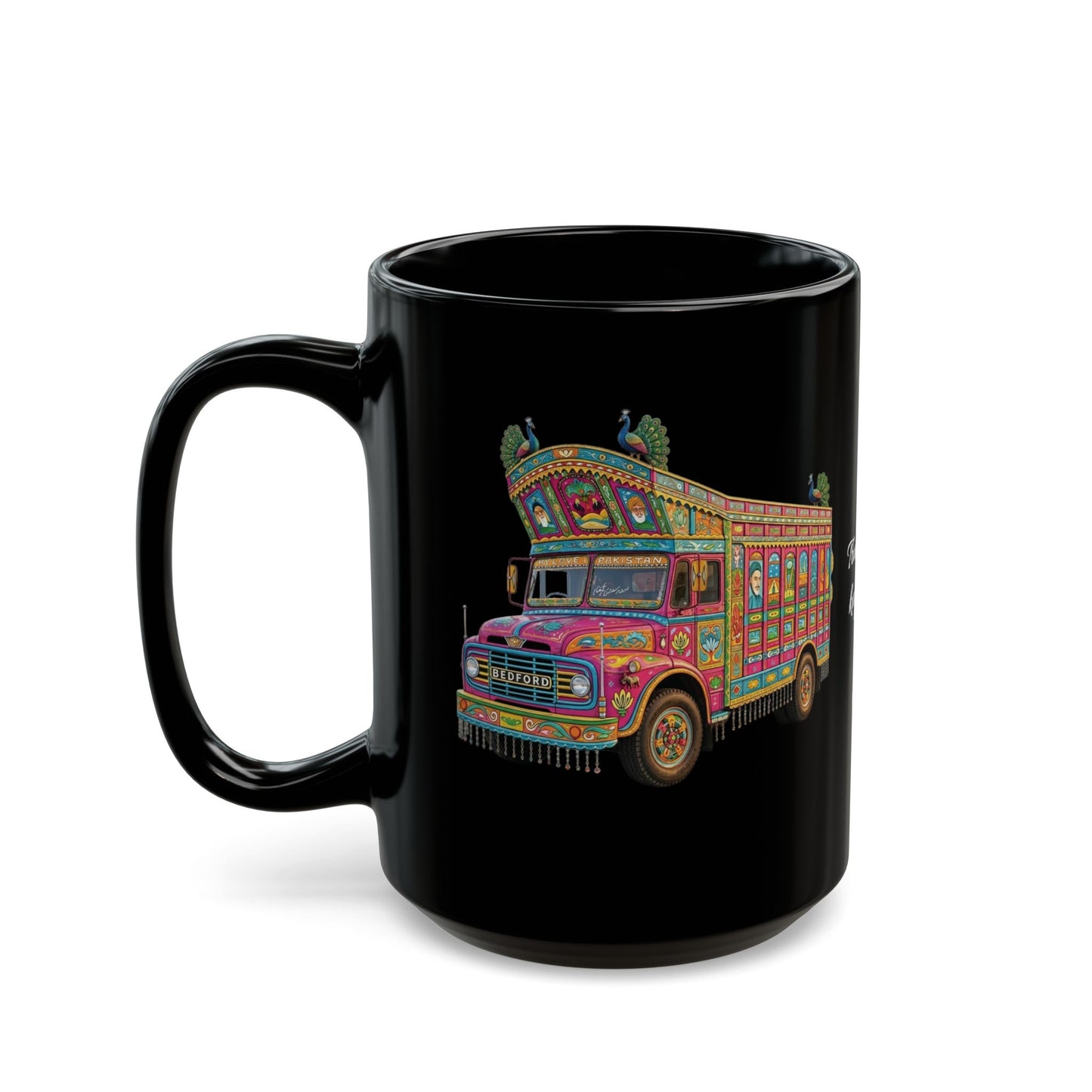 Pakistani Truck Mug in Black
