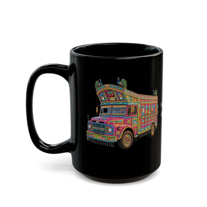 Pakistani Truck Mug in Black