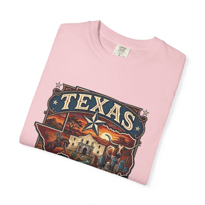 Texas Alamo Longhorn T-Shirt — State of Texas Graphic Tee