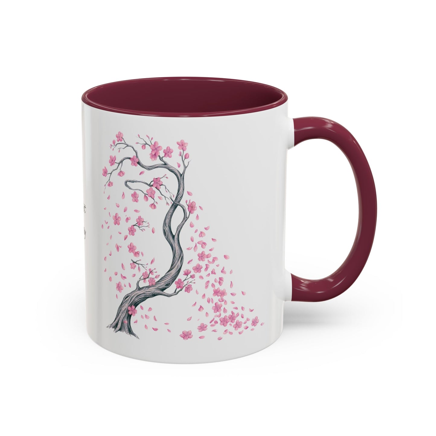 Cherry Blossom Tree Mug — Colorful Ceramic Coffee Cup