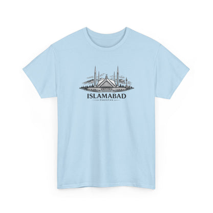 Shah Faisal Mosque T-Shirt — Islamabad Pakistan Landmark Tee