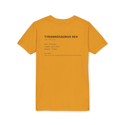 Tyrannosaurus Rex educational t-shirt youth t-shirt