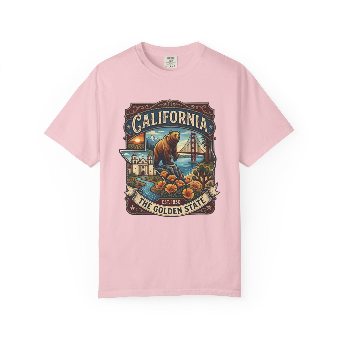 California Bear & Golden Gate T-Shirt