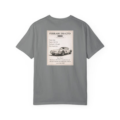 1960 Ferrari 250 GTO Vintage Car Club T-shirt | Classic Sports Car Tee
