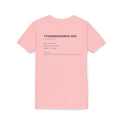 Tyrannosaurus Rex educational t-shirt youth t-shirt