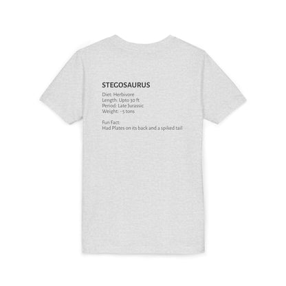 Stegosaurus educational youth t-shirt