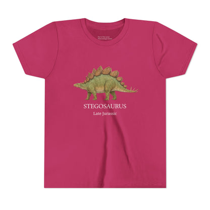 Stegosaurus educational youth t-shirt