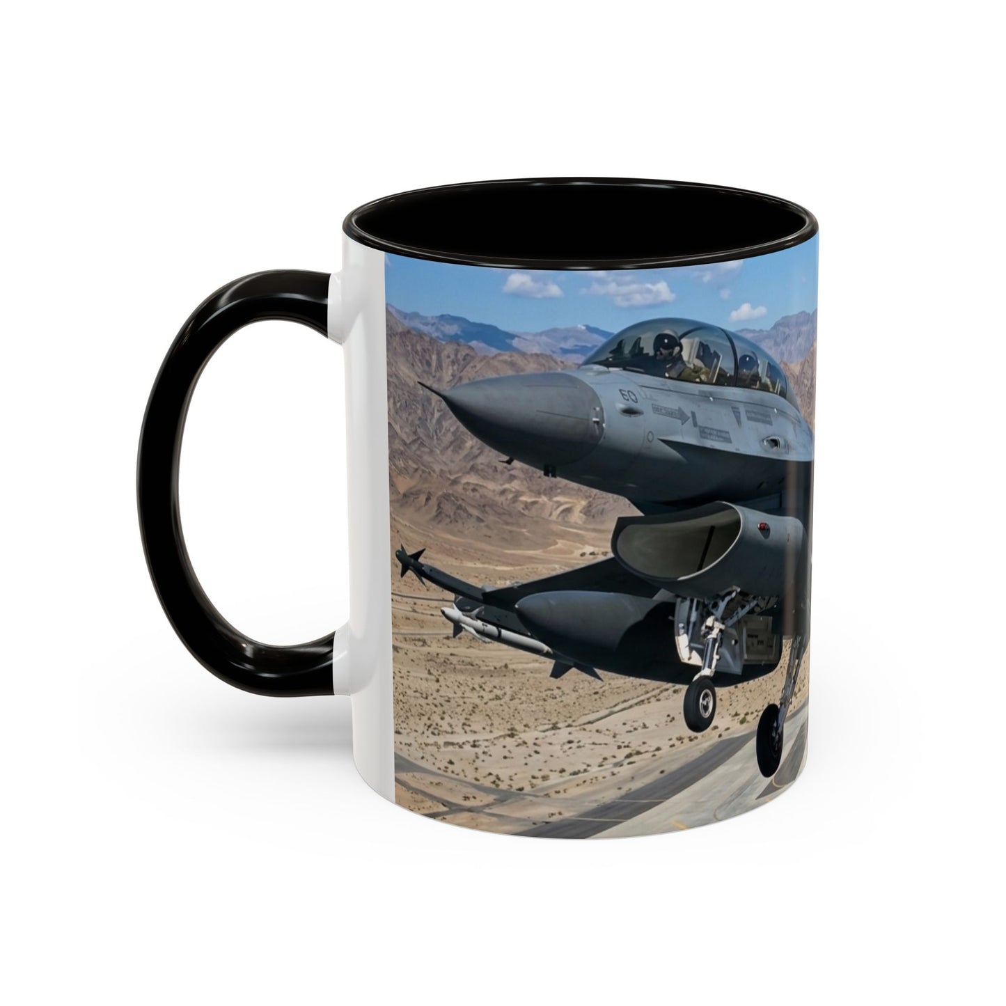 Pakistani F-16 Falcon Flight Mug — Colorful 11oz & 15oz Ceramic Coffee Cup