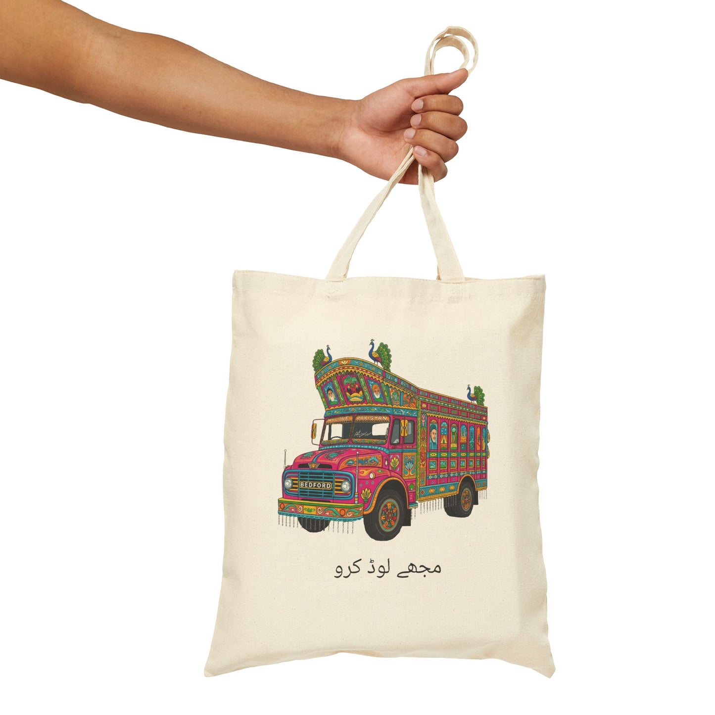Truck: Cotton Tote Bag