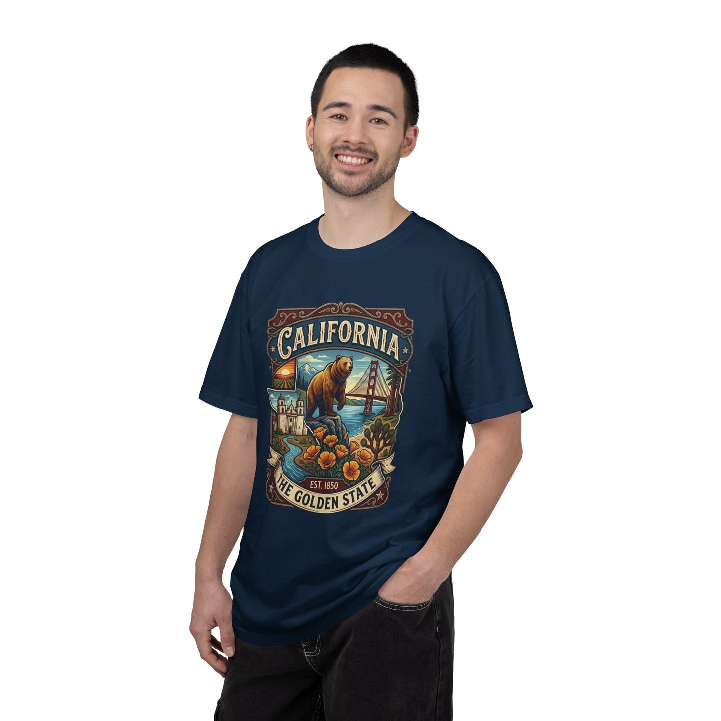 California Bear & Golden Gate T-Shirt
