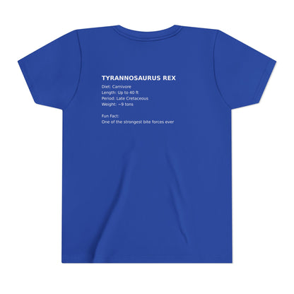 Tyrannosaurus Rex educational t-shirt youth t-shirt