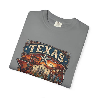 Texas Alamo Longhorn T-Shirt — State of Texas Graphic Tee