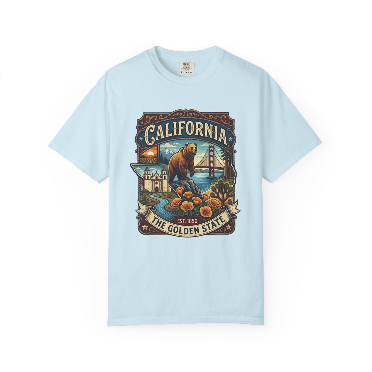 California Bear & Golden Gate T-Shirt