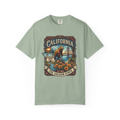 California Bear & Golden Gate T-Shirt