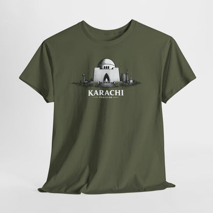 Quaid-e-Azam Mazar Karachi Tee — City of Lights Pakistan T-Shirt