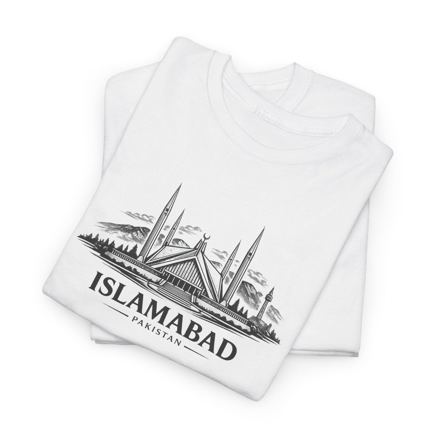 Shah Faisal Mosque T-Shirt — Islamabad Pakistan Landmark Tee