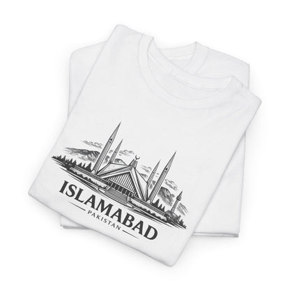 Shah Faisal Mosque T-Shirt — Islamabad Pakistan Landmark Tee