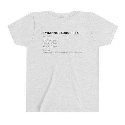 Tyrannosaurus Rex educational t-shirt youth t-shirt