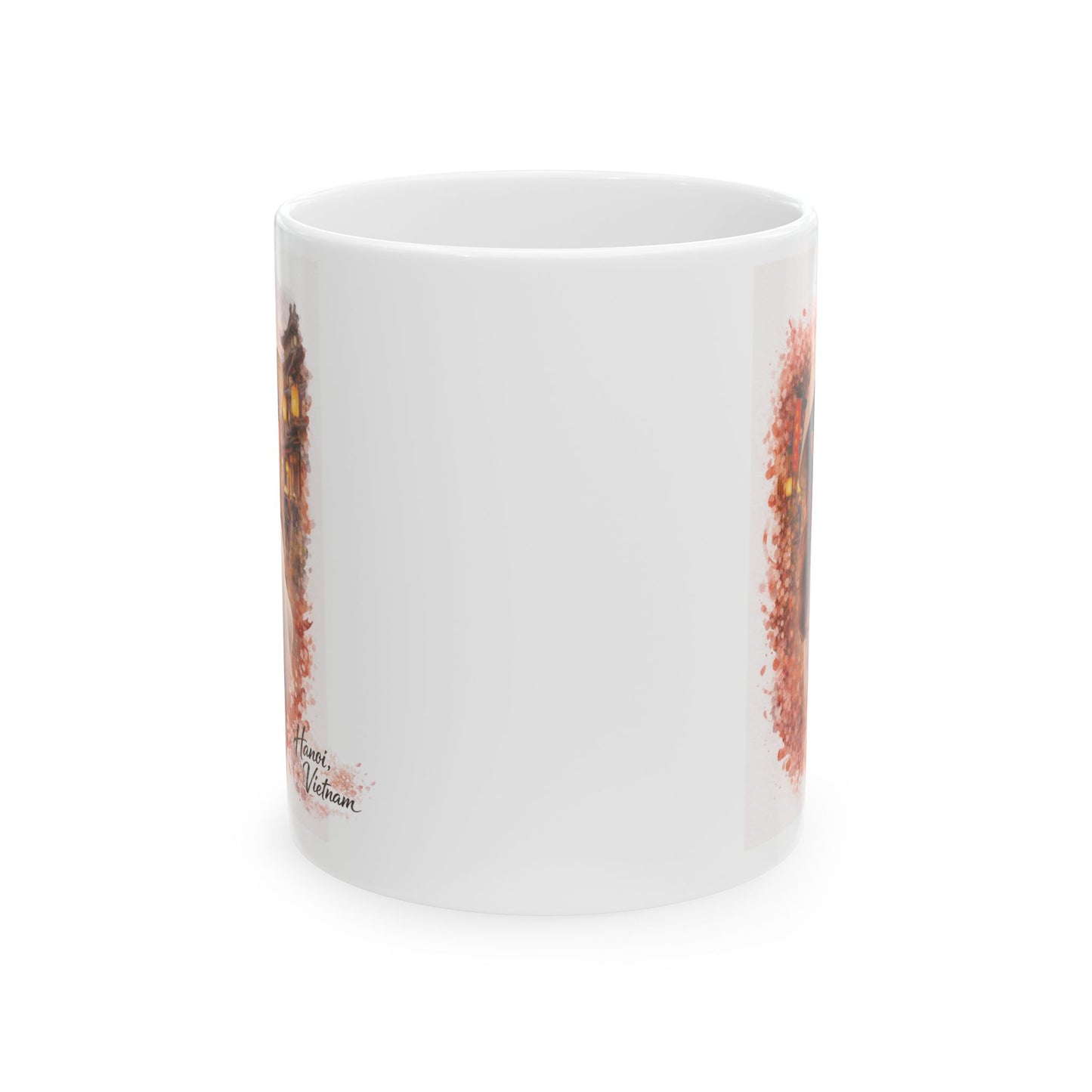 Vietnamese Girl in Hanoi Mug | Asian City Collection