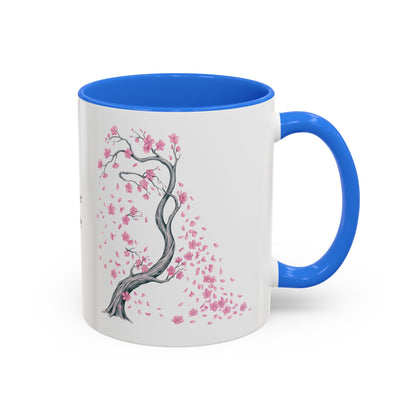 Cherry Blossom Tree Mug — Colorful Ceramic Coffee Cup