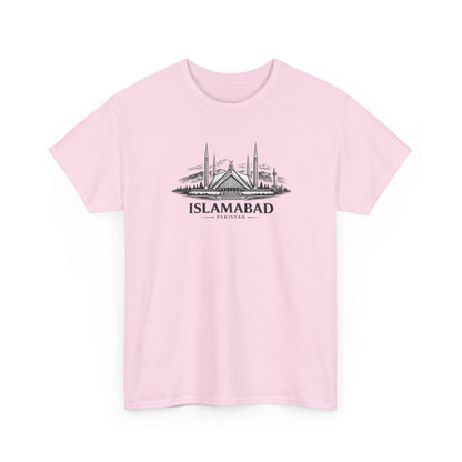 Shah Faisal Mosque T-Shirt — Islamabad Pakistan Landmark Tee