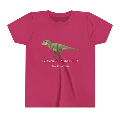 Tyrannosaurus Rex educational t-shirt youth t-shirt