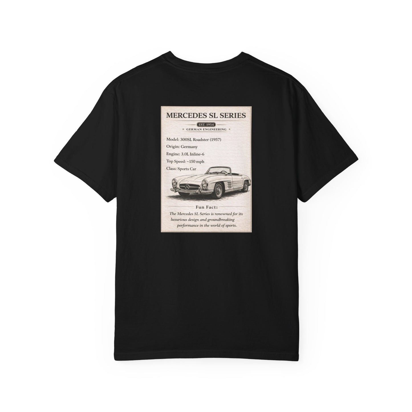 1957 Mercedes 300 SL Vintage Car Club T-shirt