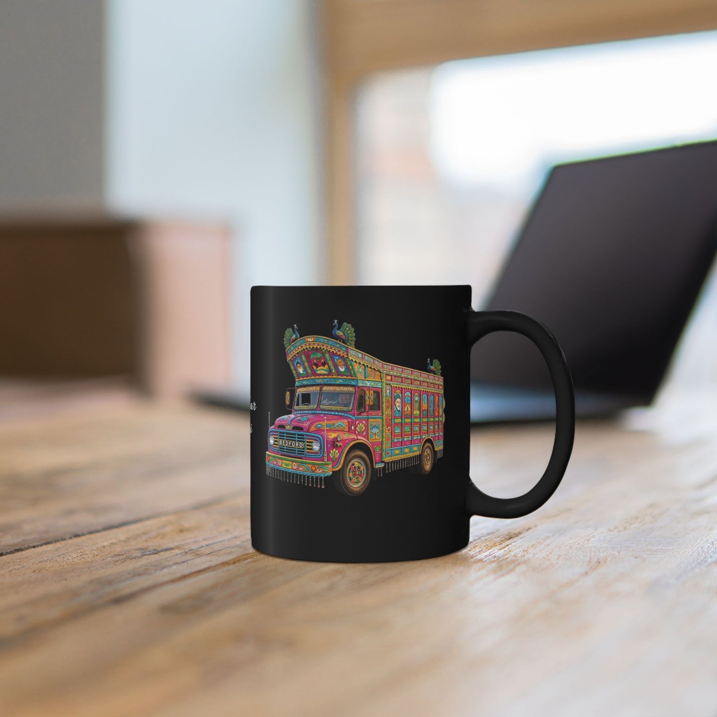 Pakistani Truck Mug in Black