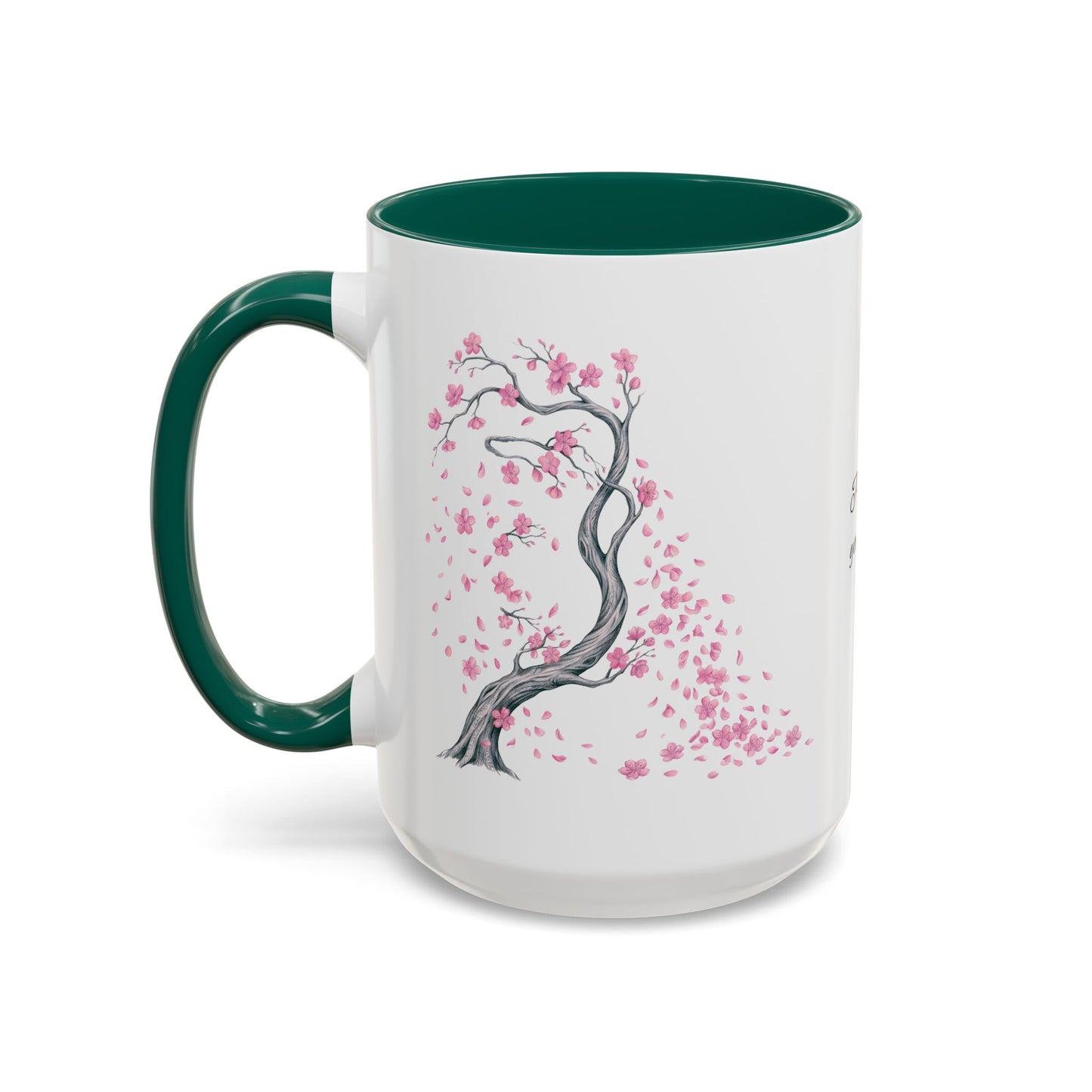 Cherry Blossom Tree Mug — Colorful Ceramic Coffee Cup