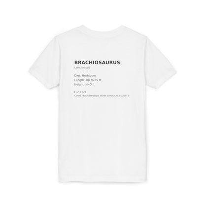Brachiosaurus educational youth t-shirt