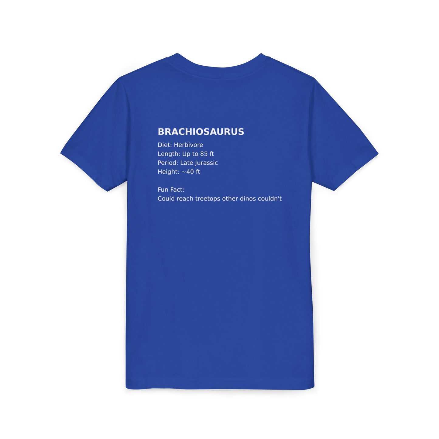 Brachiosaurus educational youth t-shirt