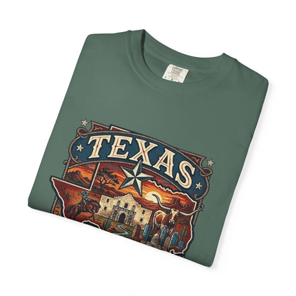 Texas Alamo Longhorn T-Shirt — State of Texas Graphic Tee