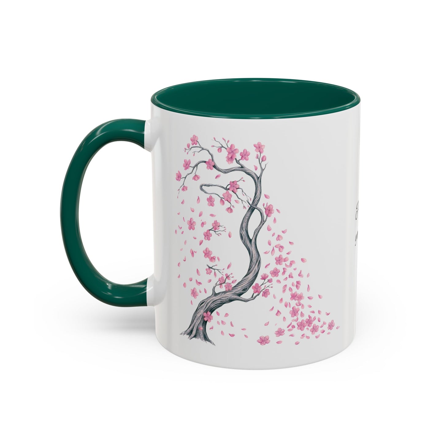 Cherry Blossom Tree Mug — Colorful Ceramic Coffee Cup