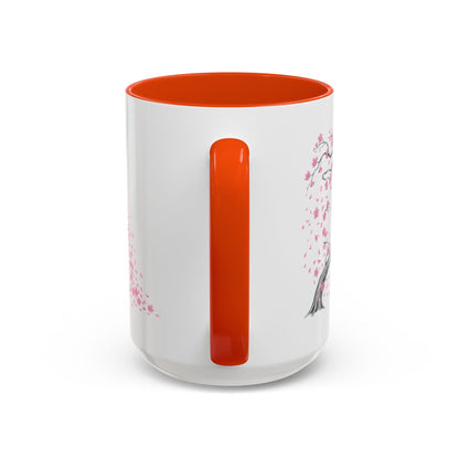 Cherry Blossom Tree Mug — Colorful Ceramic Coffee Cup