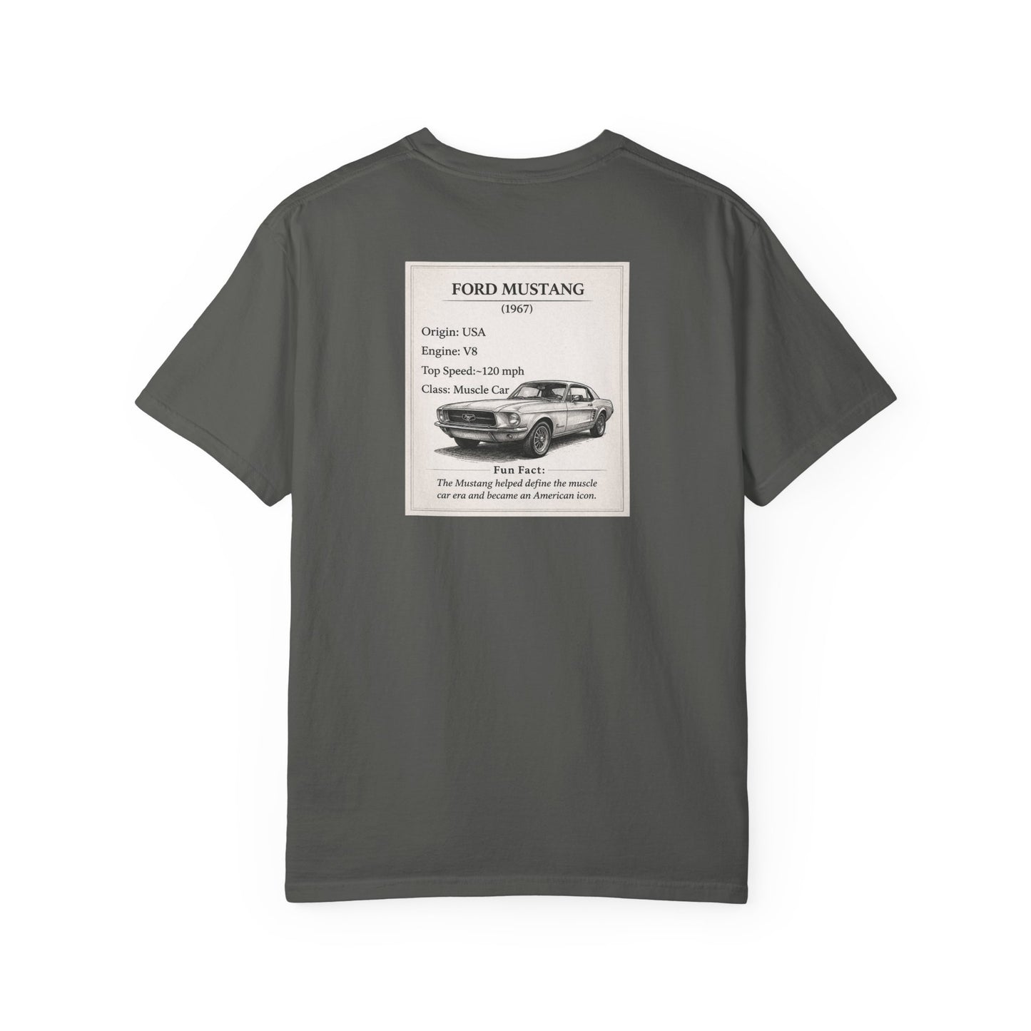 1962 Ford Mustang Vintage Car Club T-shirt | Classic Muscle Tee