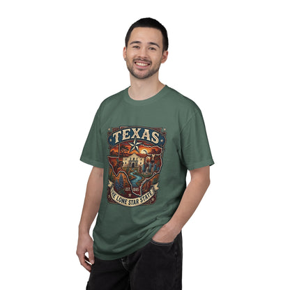 Texas Alamo Longhorn T-Shirt — State of Texas Graphic Tee