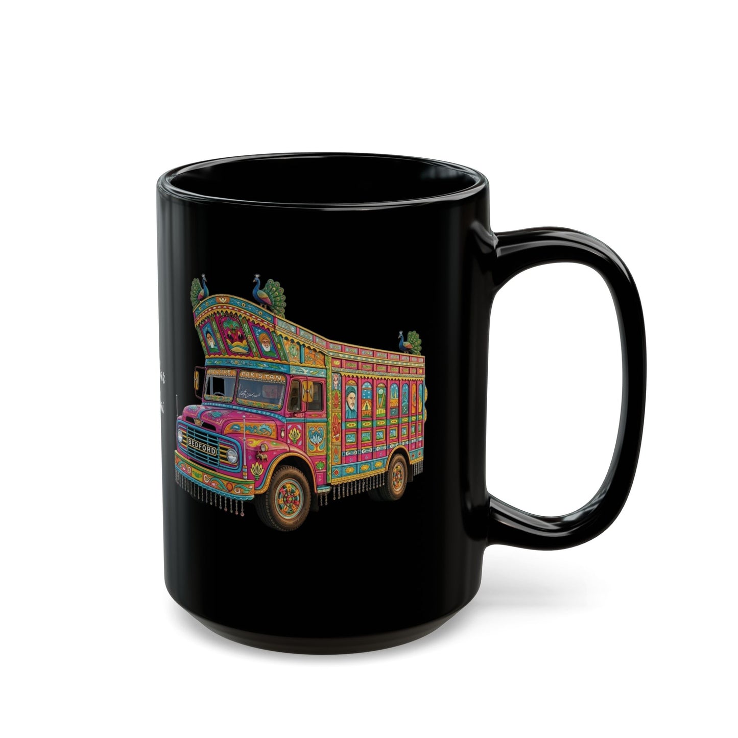 Pakistani Truck Mug in Black